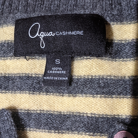 Y2K striped yellow sweater - Picture 3 of 3